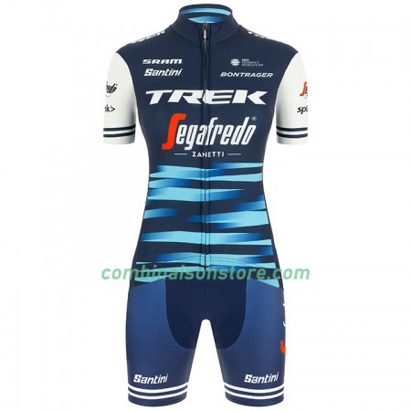 Combinaison Cycliste + Cuissard 2020 Trek-Segafredo Femme N003